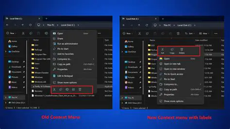 Accessible from Contextual Menu in Explorer