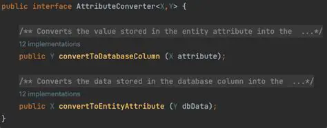 AttributeConverter Interface