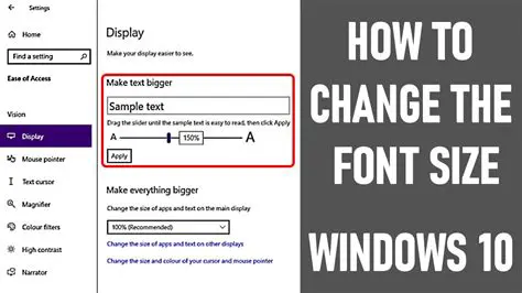 Change the font size and weight