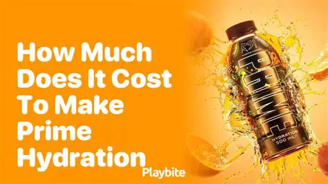 Current Retail Cost of Prime Hydration