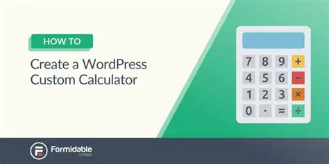 Custom Calculator Creation