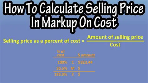 Discount and Markup Calculation