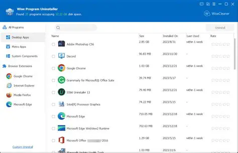 Key Features of Wise Program Uninstaller