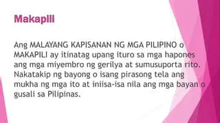 Mga Epekto ng Bayong Querobin sa Atin