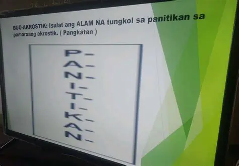 Mga Katanungan at Sagot Tungkol sa Akrostik ng Tagapagturo