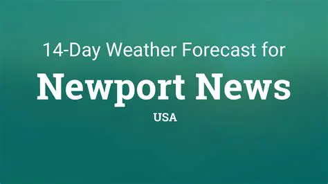 Newport News Weather Today: A Comprehensive Forecast and What to Expect