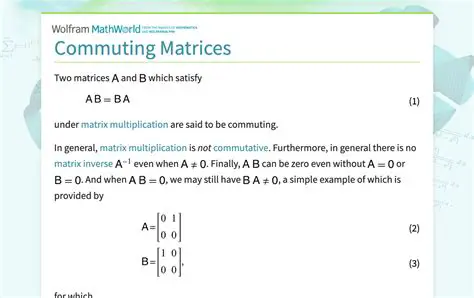 Not using the properties of commuting matrices to simplify the product of two matrices