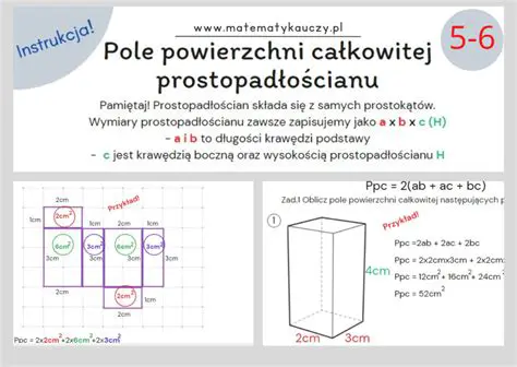 Obliczanie pole powierzchni