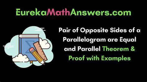 Opposite sides are equal and parallel