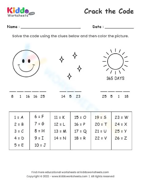 Solve Puzzles and Cracking the Code