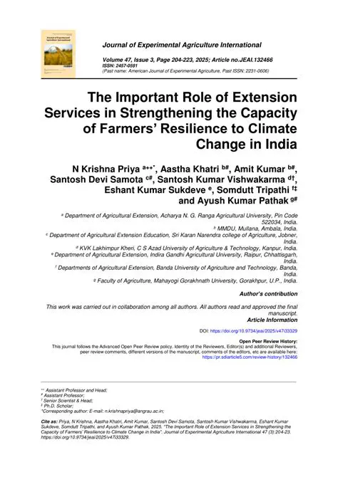 Strengthening the capacity of farmers