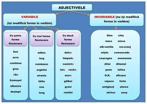 Tabelul Adjectivelor Variabile