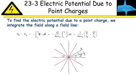 The Electric Potential Due to a Point Charge