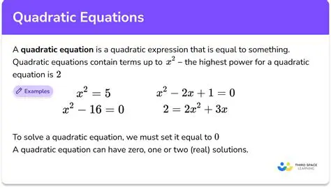 The Quadratic Function in Question