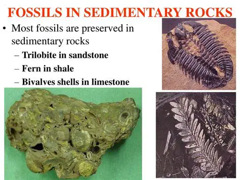 Types of Fossils Found in Sedimentary Rocks